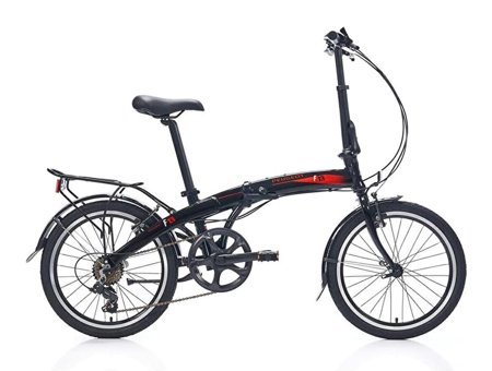 Peugeot F13 20 Jant 7 Vites Katlanır Katlanır Bisiklet Siyah