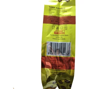 Hacı Şerafettin Sade Türk Kahvesi 8x200 gr