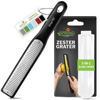 Spring Chef Premium Paslanmaz Çelik Metalik Gri Rende