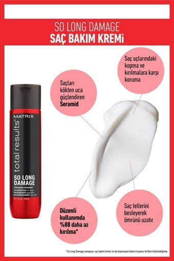 Matrix Total Result So Long Damage Onarıcı Saç Kremi 300 ml