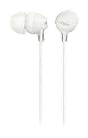 Sony MDR EX15LPW Silikonlu Mikrofonlu 3.5 mm Jak Kablolu Kulaklık Beyaz