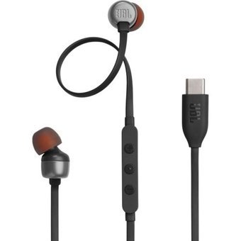 Jbl Tune 310C Silikonlu Mikrofonlu Type C Kablolu Kulaklık Siyah