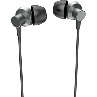 Syrox K15 Silikonlu Mikrofonlu 3.5 mm Jak Kablolu Kulaklık Gri