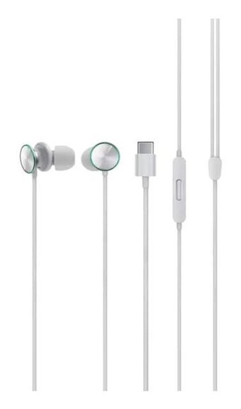 Oppo MH153 Silikonlu Mikrofonlu Type C Kablolu Kulaklık Beyaz