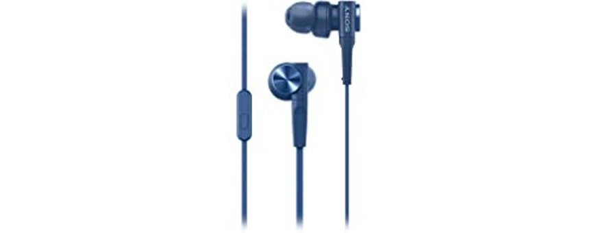 Sony MDR XB55AP Silikonlu Mikrofonlu 3.5 mm Jak Kablolu Kulaklık Mavi
