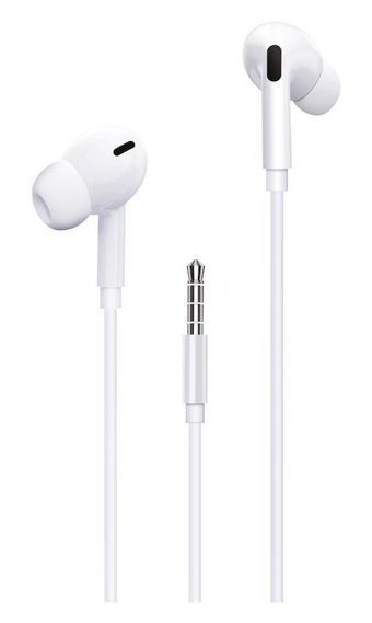 Nettech NT HS04 Silikonlu Mikrofonlu 3.5 mm Jak Kablolu Kulaklık Beyaz