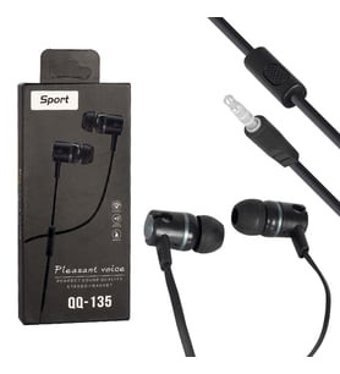 Powermaster ME 70 Silikonlu Mikrofonlu 3.5 mm Jak Kablolu Kulaklık Siyah