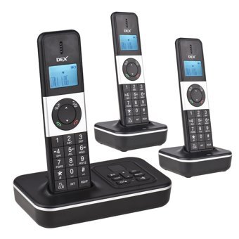 Dex D1002 TAM-T 3 Ahize Ekranlı Kablosuz Telsiz Telefon