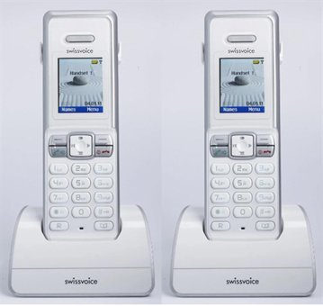 Swissvoice IH250 Çift Ahize Ekranlı Kablosuz Telsiz Telefon