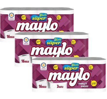 Maylo 3 Katlı 48'li Rulo Tuvalet Kağıdı