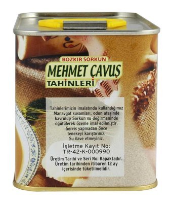 Mehmet Çavuş Kepekli Bozkır Teneke Kutu Tahin 1 kg