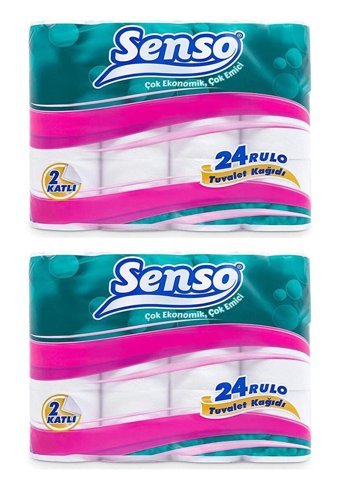 Senso 2 Katlı 2x24'lü Rulo Tuvalet Kağıdı