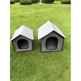 Lebeigo Su Geçirmez Dış Mekan Ahşap Köpek Kulübesi