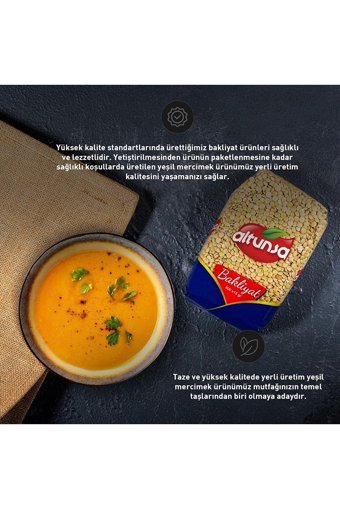 Altunsa Yerli Yeşil Mercimek 900 gr