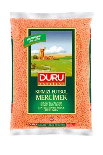 Duru Bakliyat Futbol Kırmızı Mercimek 1 kg