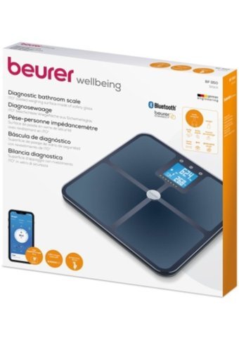 Beurer BF-950 Yağ Ölçen Vücut Analizi Yapan Bluetoothlu Kas Ölçen Dijital Akıllı Tartı