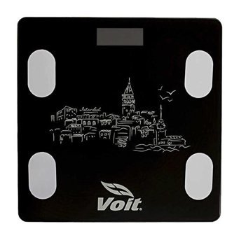 Voit Yağ Ölçen Vücut Analizi Yapan Bluetoothlu Kas Ölçen Dijital Akıllı Tartı