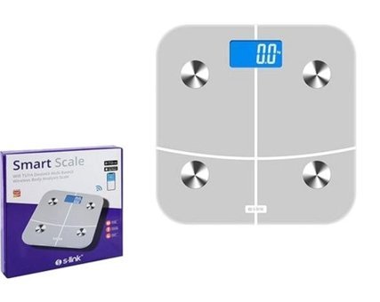 S-Link Swapp SL-SBS7 Yağ Ölçen Vücut Analizi Yapan Bluetoothlu Kas Ölçen Dijital Akıllı Tartı