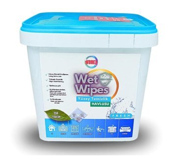 Wbrex Fresh Kokulu Kova 250 Yaprak Islak Mendil
