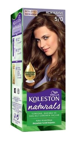 HbsStor 5.0 Açık Kahve Krem Saç Boyası 2x50 ml