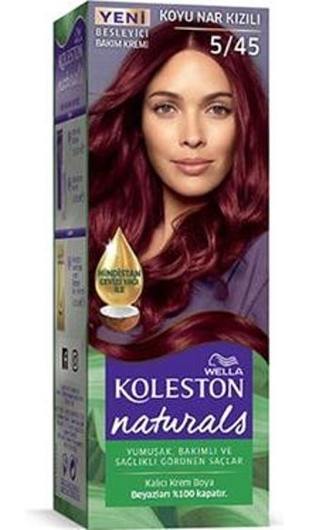 HbsStor 5.45 Nar Kızılı Krem Saç Boyası 2x50 ml