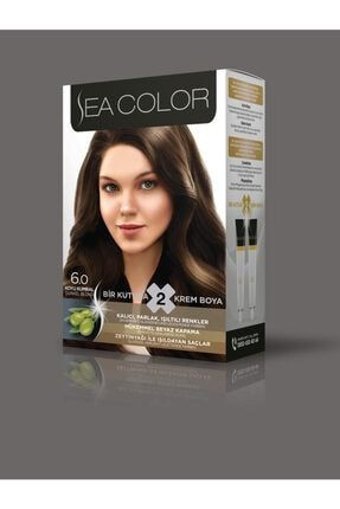 HbsStor 6.0 Koyu Kumral Krem Saç Boyası 2x50 ml