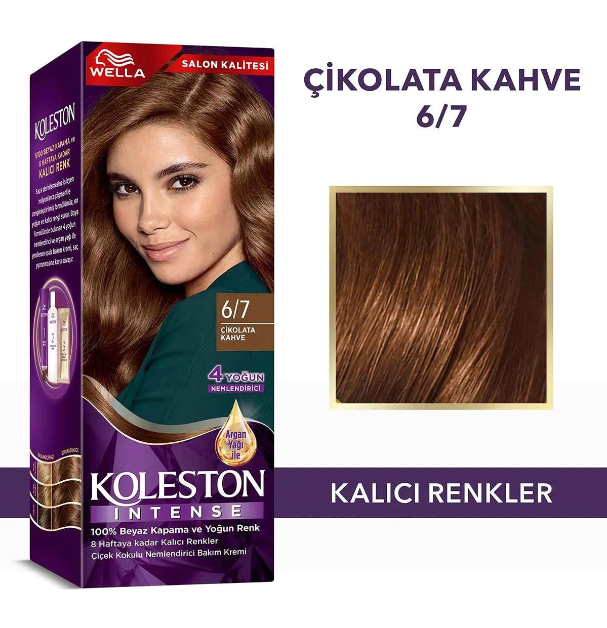 HbsStor 6.7 Çikolata Kahve Krem Saç Boyası 2x2x50 ml