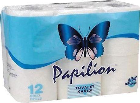 Papilion 3 Katlı 12'li Rulo Tuvalet Kağıdı