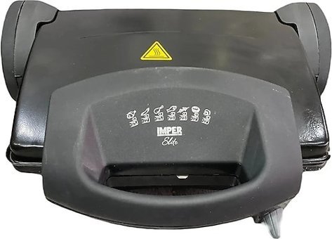 İmper Granit 2000 W Siyah Tost Makinesi
