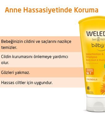 Weleda Calendula Bebek Şampuanı 200 ml