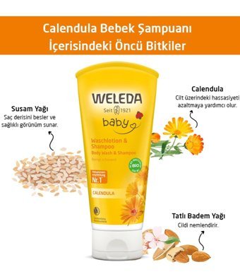Weleda Calendula Bebek Şampuanı 200 ml