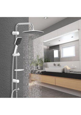 Baymera Harmony Yağmurlama Sürgülü Mafsallı Masajlı Duş Seti