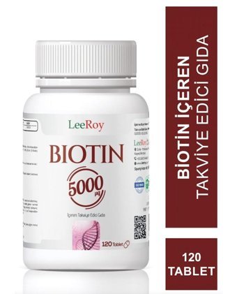 Leeroy Biotin Yetişkin Vitamin 120 Adet Tablet