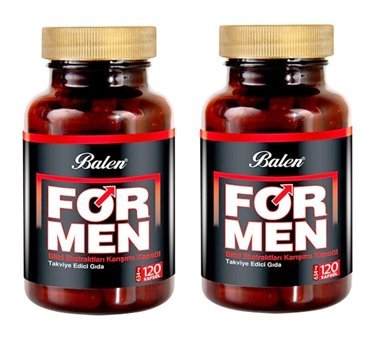 Balen For Men Bitki Karışımı Yetişkin Vitamin 2x120 Adet Kapsül