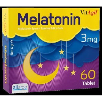 Allergo Vitagil Melatonin Yetişkin Vitamin 60 Adet Tablet