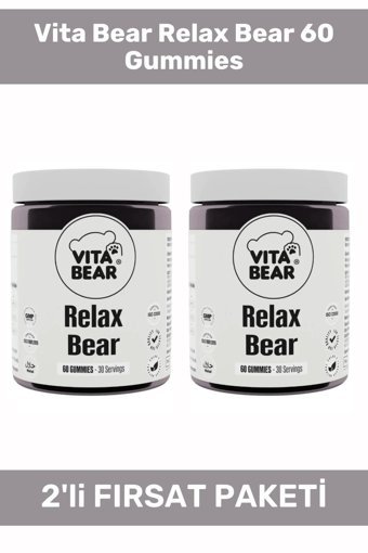 Vita Bear Relax Bear Yetişkin Vitamin 2x60 Adet Tablet