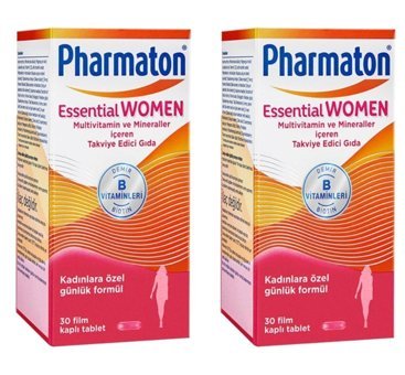 Pharmaton Essential Women Yetişkin Vitamin 2x30 Adet Tablet