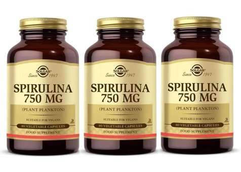 Solgar Spirulina Yetişkin Vitamin 3x80 Adet Kapsül