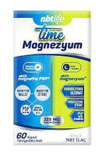 Nbt Life Time Magnezyum Yetişkin Vitamin 60 Adet Kapsül