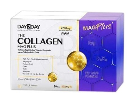 DAY2DAY Collagen Mag Plus Yetişkin Vitamin 30 Adet Tablet