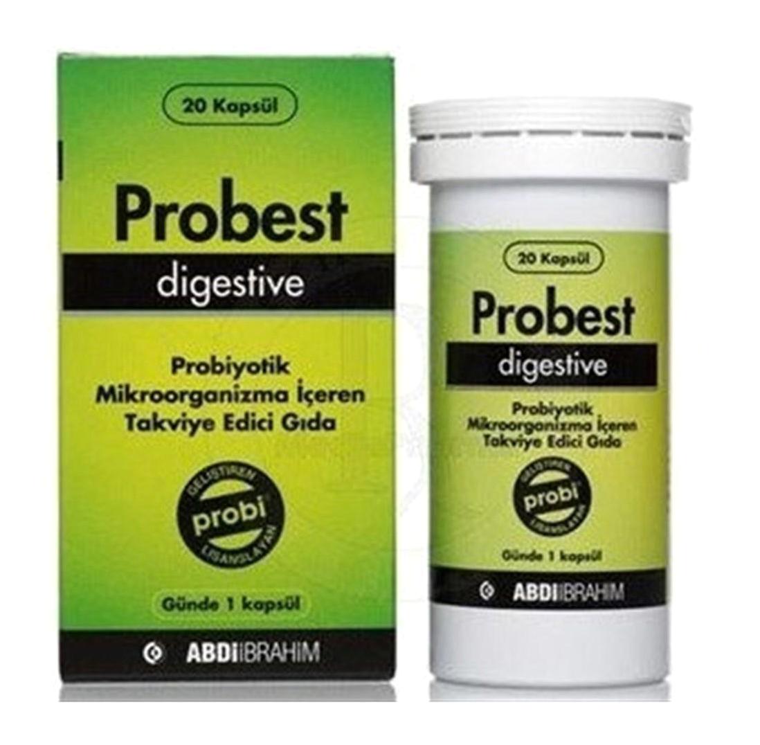 Probest Digestive Yetişkin Vitamin 20 Adet Kapsül