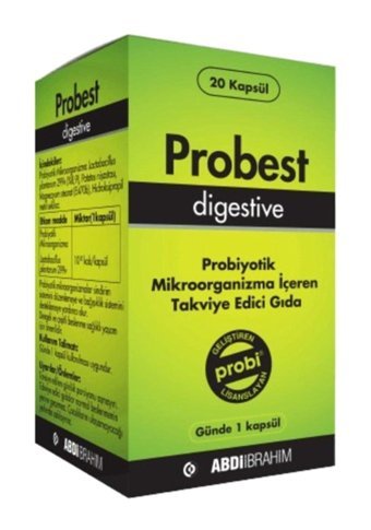 Probest Digestive Yetişkin Vitamin 20 Adet Kapsül