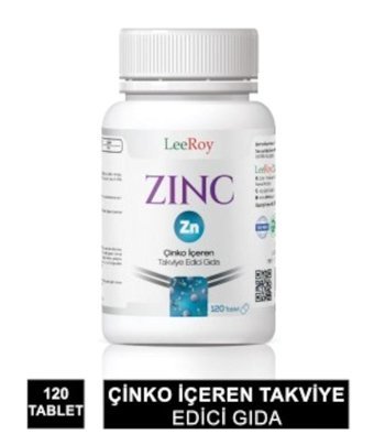 Leeroy Zinc Yetişkin Vitamin 120 Adet Tablet
