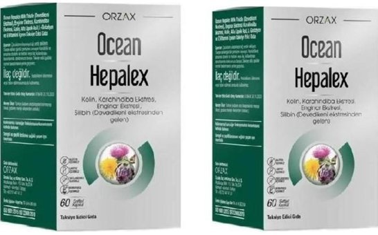 Orzax Hepalex Yetişkin Vitamin 2x60 Adet Kapsül