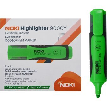 Noki 10'lu Neon Yeşil Fosforlu Kalem