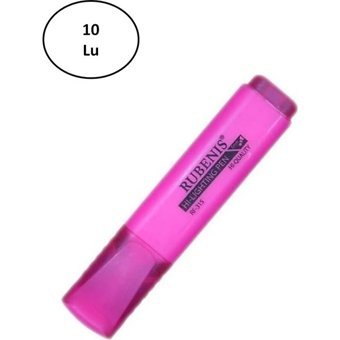 Rubenis M 315 10'lu Neon Pembe Fosforlu Kalem
