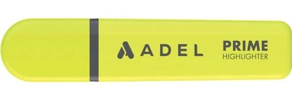 Adel Prime Highlighter Neon Sarı Fosforlu Kalem