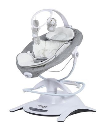 Prego 4086 Yummy Gri Sallanır Oyuncaklı Müzikli 5 Kademeli Elektrikli Ana Kucağı