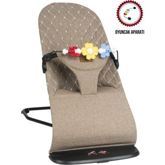 Mamma Smile Cotton Kahverengi Sallanır Oyuncaklı 3 Kademeli Ana Kucağı