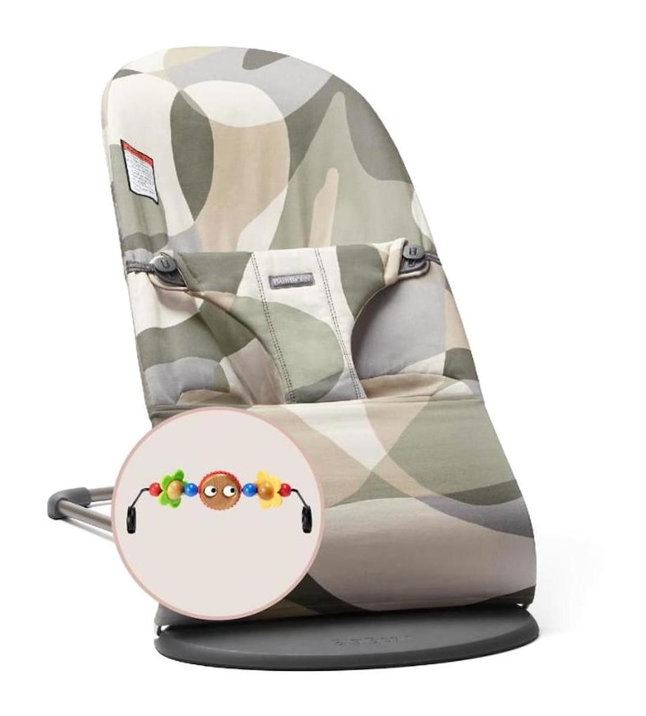 Babybjörn Bliss Khaki Green Sallanır Oyuncaklı 3 Kademeli Ana Kucağı
